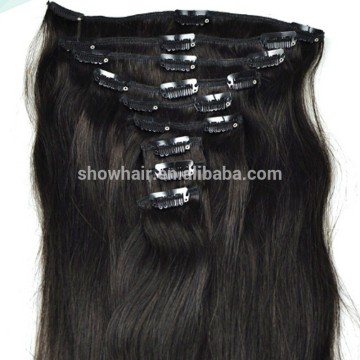 New Year Direct Factory Clip On Hair Remy Clip Extention Double Hair