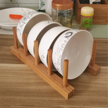 Mall Household Wooden Bowl Shelf