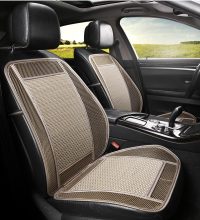 Universal Ergonomic Wooden Car Seat Cushion – Summer Cooling Bamboo Seat Cover