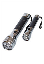 SOLAR Powered White Light 10-LED Flashlight