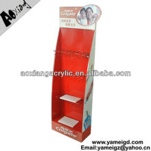 Multi-function Four-tier Display Rack With Hooks