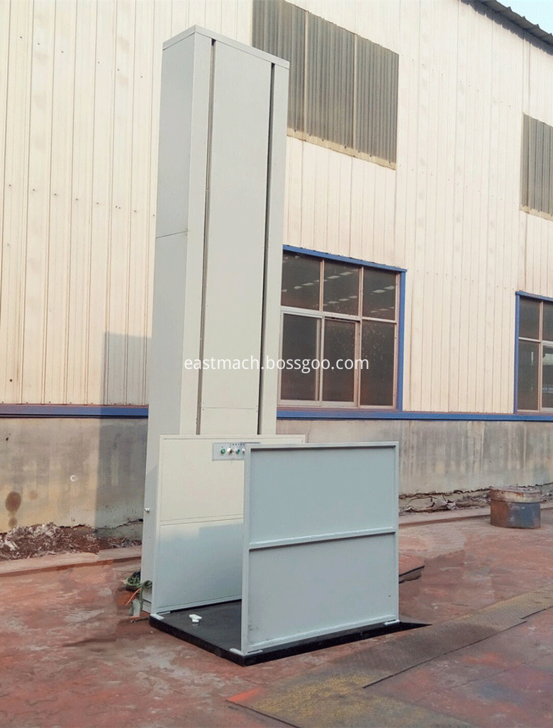 Outdoor Use Hydraulic Drive Home Elevator