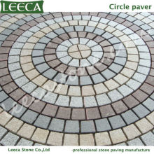 Granite stone paver circle customized patio stone pavers