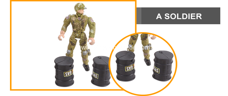 Soldier plastic figure toy