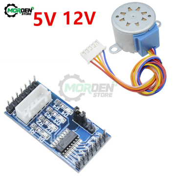 28BYJ-48 5V 12V Reduction Gear Stepper Motor + ULN2003 Driver Board Module 4 Phase Step Motor for Arduino