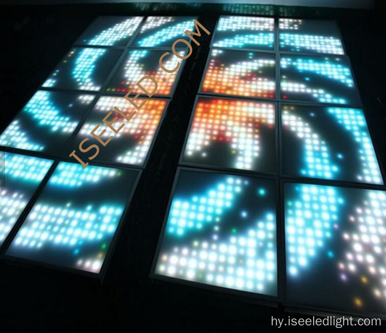 Disco DMX RGB 16pixels LED Dance հատակ