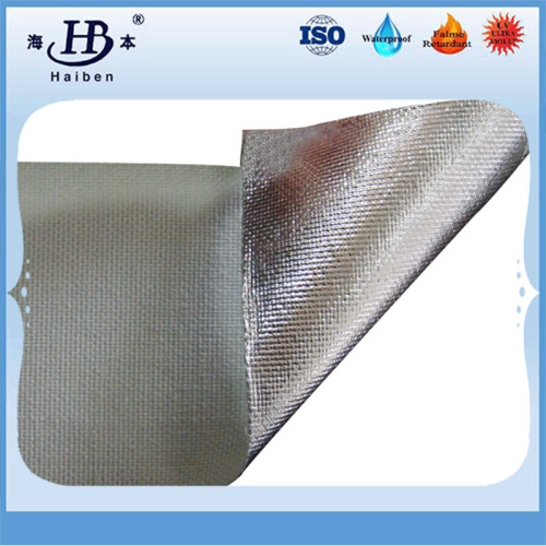 Venta directa de fábrica resistente al calor aluminizado tela fibra de vidrio