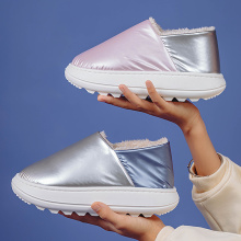 Down Warm Cotton Slippers For Men Women