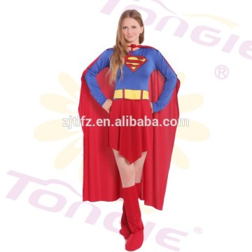 China supplier hot sale sexy women superman cosplay costumes carnival costume for adult