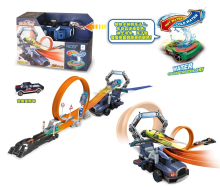 Police Car, Fire Truck, and Track Race Game Toy Collection