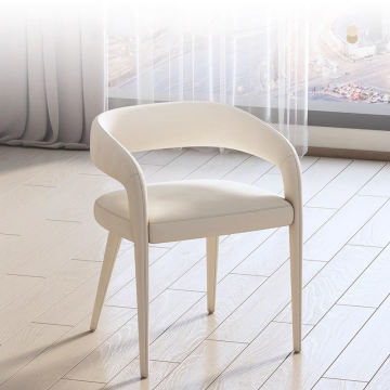 Lisette White Dining Armchair - Modern Luxury Dining Room Furniture