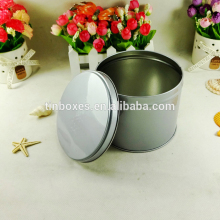 Food safe packing candy empty round metal small tin can OEM