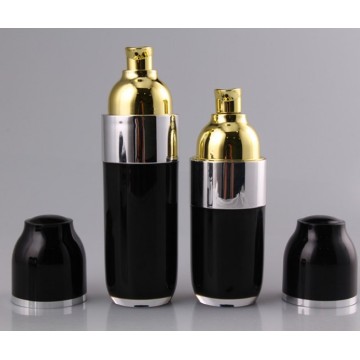 30ml Black Acrylic Cosmetic Airless Pump Bottles