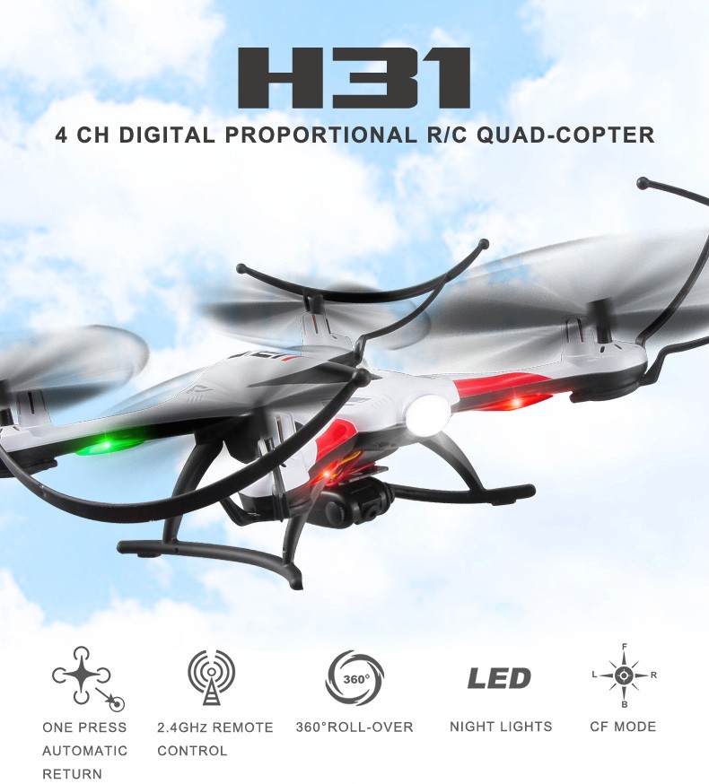 Remote Control Helicopter Waterproof JJRC H31 Underwater Drone