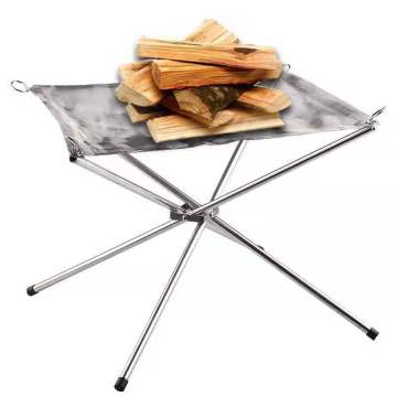 Portable Camp Fire Pit: Wood Fire Pit for Camping