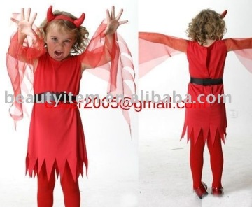Hot sale Halloween costume for kids(Red evil)