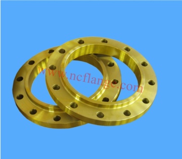 Yellow Painting A105 Flanges