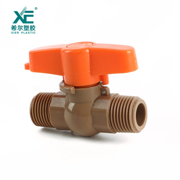 China-Made Exporter M/M PVC Ball Valve for Engineering Construction
