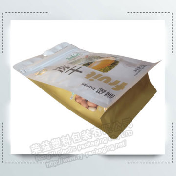 White Kraft Paper Gusset Food Packaging Bags