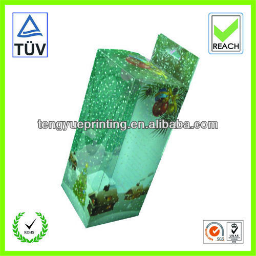 2013 christmas decoration box/christmas hot sale candy box/pvc packaging