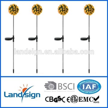 Cixi landsign solar flower lights XLTD-724-R
