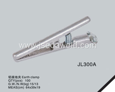 Aluminum type earth clamp JL300A