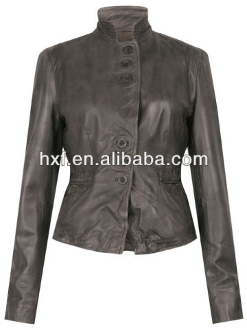 leather blazer