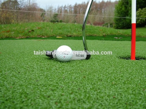 Artificial outdoor putting green synthetic golf grass turf