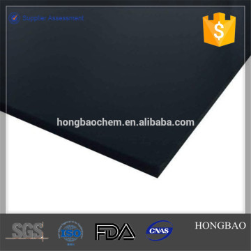 CNC milled 20mm thick hdpe black sheet