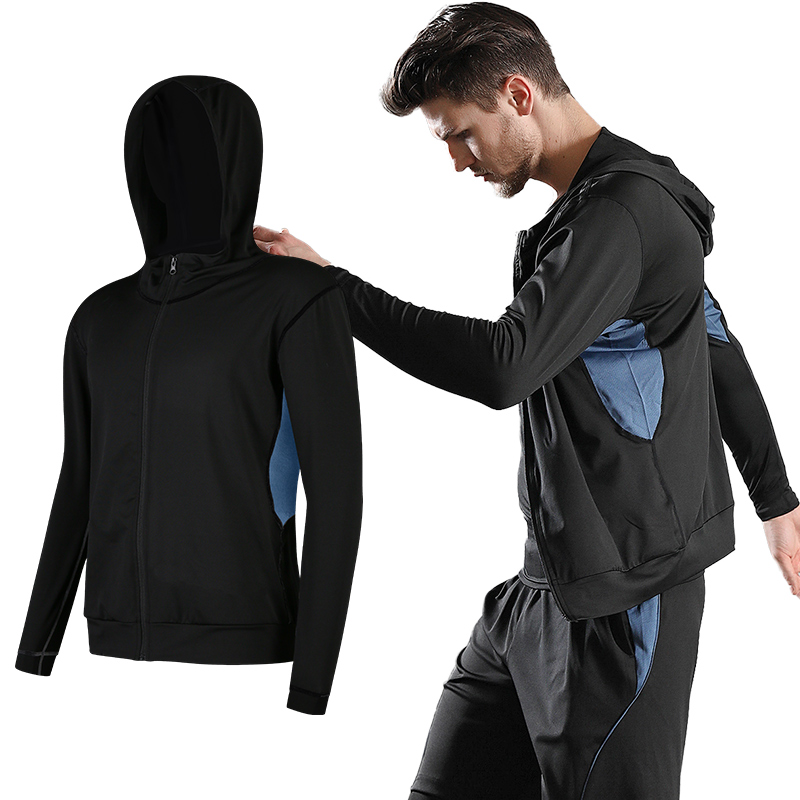 Free Sample Jogging Fitness Yoga Wear Gym Mens Sportswear Training Sport Jacket