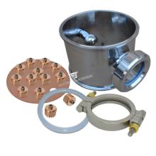 Stainless Steel Industrial Whisky Distillation Equipment: Round Tee Reflux Columns