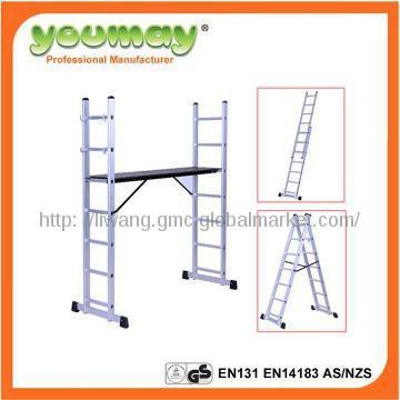 EN131 Aluminum Scaffolding Ladder/ AM0407A MAX: 150KG