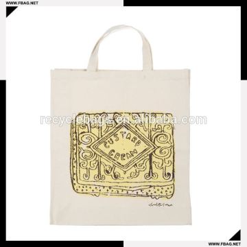 100% QC Eco-friendly recycled silk screen printing cotton bag