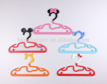 Colorful 3D Space Multifunction Cartoon Plastic Clothes Hanger For Children's Clothes