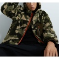 Characteristic Camo Sherpa Fleece Jackets Custom