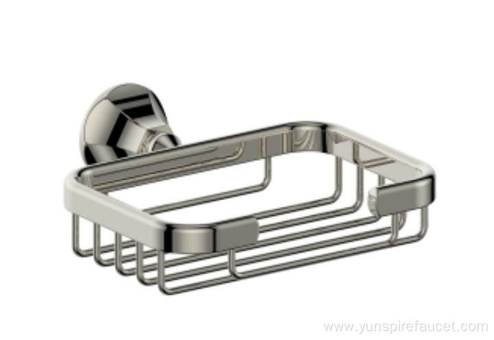 Polished Nickel Soap Basket