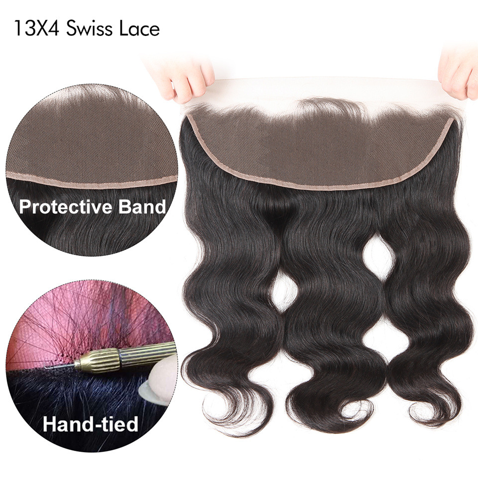 Lsy Factory Vendor Cheap Lace Frontal And Closure Ear to Ear Body Wave Human Hair,  13*4 Frontal Virgin Hair Lace Closure