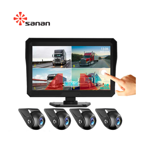 10.1 inch 4 channel vehicle security system BSD