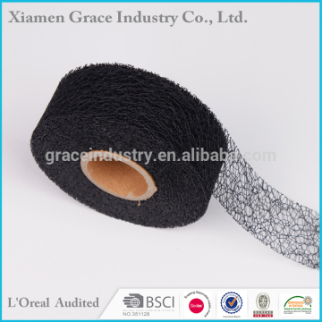 Garment Ribbon Black Mesh Ribbon Poly Mesh Ribbon