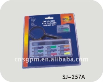 Emergency Eyeglass Repair Tool Kits with Magnifier