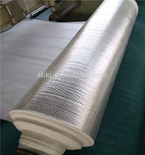 aluminium foil Coated polyester wadding/Tin foil polyester cotton