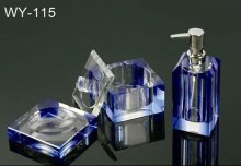 crystal blue bathware sets bathroom set