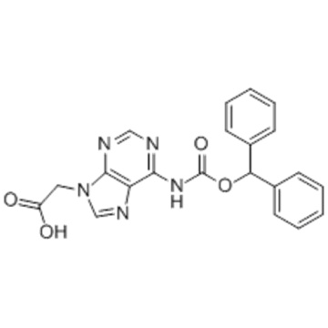 (6-BENZHYDRYLOXYCARBONYLAMINO-PURIN-9-YL) -ACETIC ACID CAS 186046-80-0