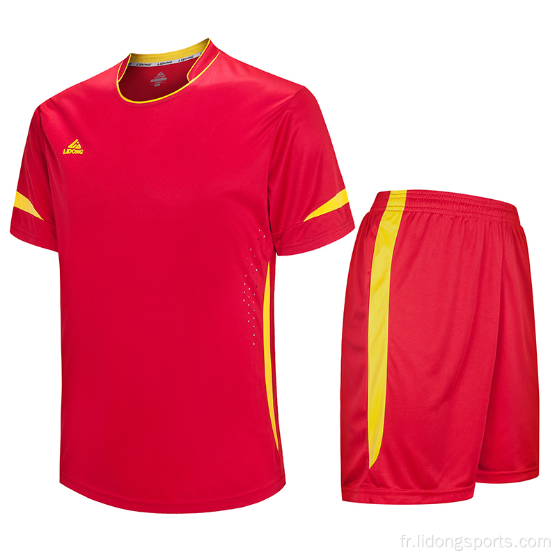 Ensemble de maillot de football bon marché personnalisé