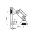 Stainless Steel Glass Connecting Rod