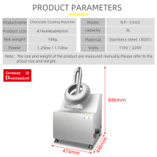 Tablet Peanut Chocolate Sugar Film Candy Coating Machine