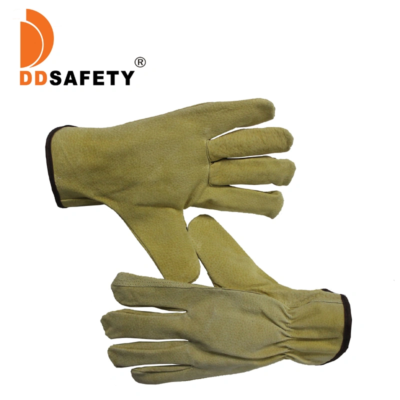 Ddsafety Pig Split Leather Motocros Driver Gloves