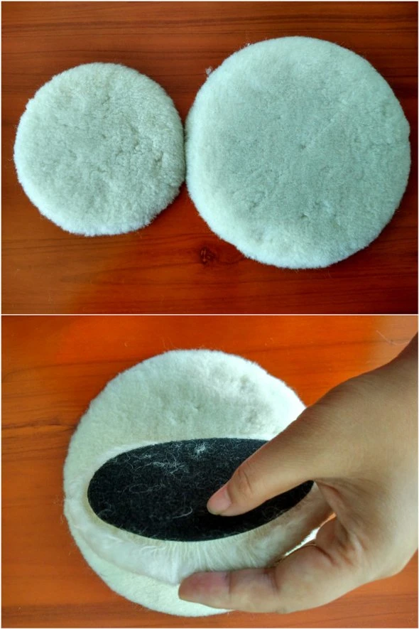 Sheepskin 7 Inch Diamond Polishing Pad