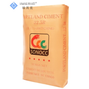 Plastic Woven Valve Kraft Paper Bags For Cement