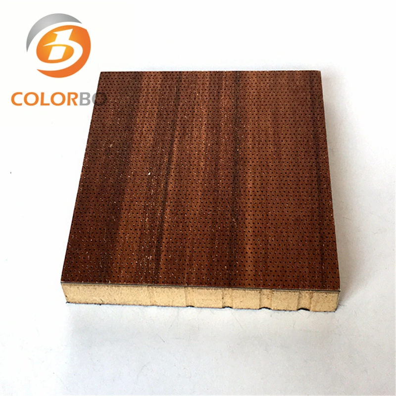 Environmental Protection Sound Absorption MDF Wooden Acoustic Panel